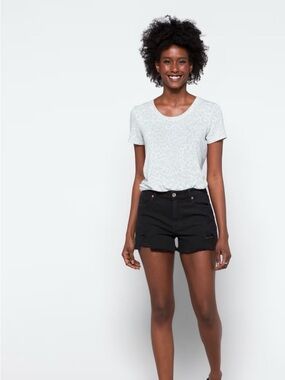 Pistola high rise distressed short